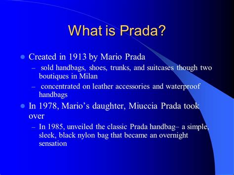 when was prada created